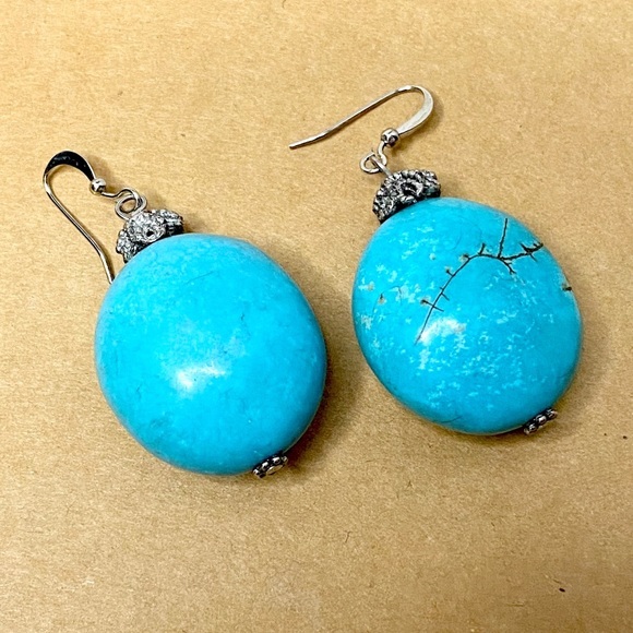 HDNY Henry Designs Faux Turquoise Necklace Earring - Picture 12 of 16